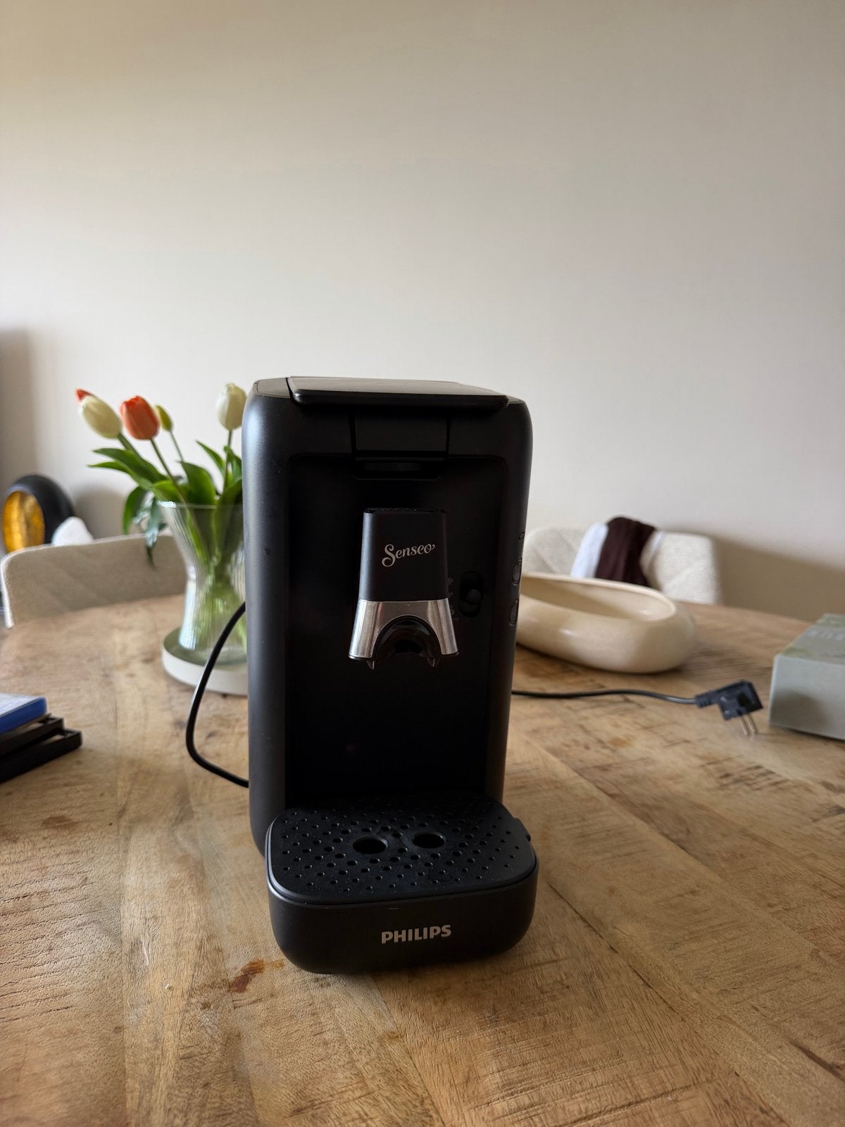 Philips Senseo Koffiezetapparaat - Zwart, Koffiepads en cups, Gebruikt, Koffiemachine, Ophalen of Verzenden