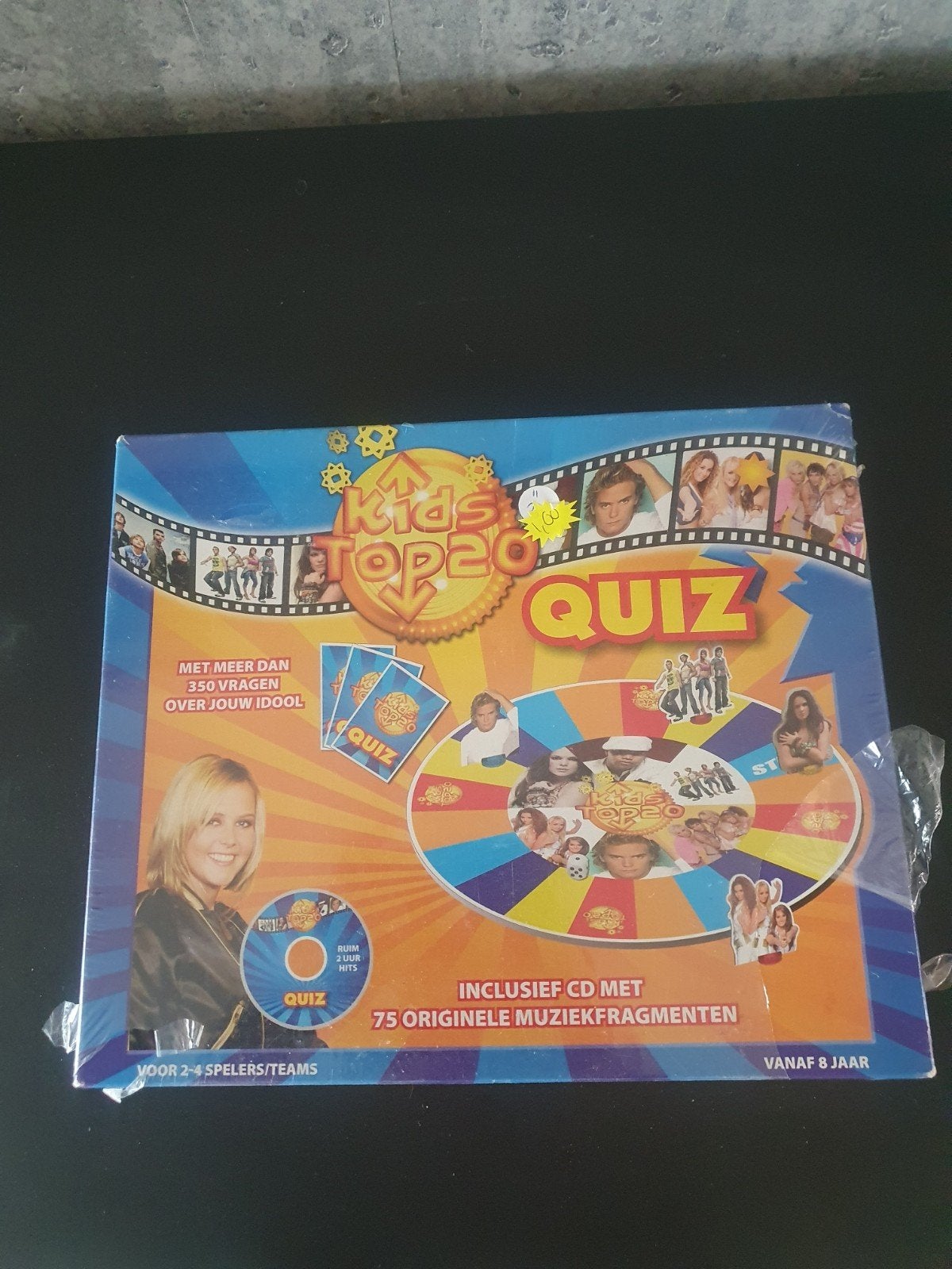 Kids Top 20 Quiz - Nieuw spel met CD, Hobby en Vrije tijd, Gezelschapsspellen | Bordspellen, Drie of vier spelers, Ophalen of Verzenden