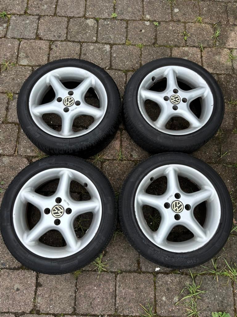 Borbet 15 inch 4x100 7J ET25, Ophalen, Gebruikt, 15 inch, Velg(en)
