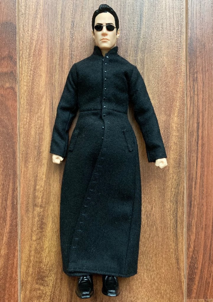 Medicom Toy The Matrix Reloaded Neo RAH182 30 cm, Ophalen of Verzenden, Zo goed als nieuw