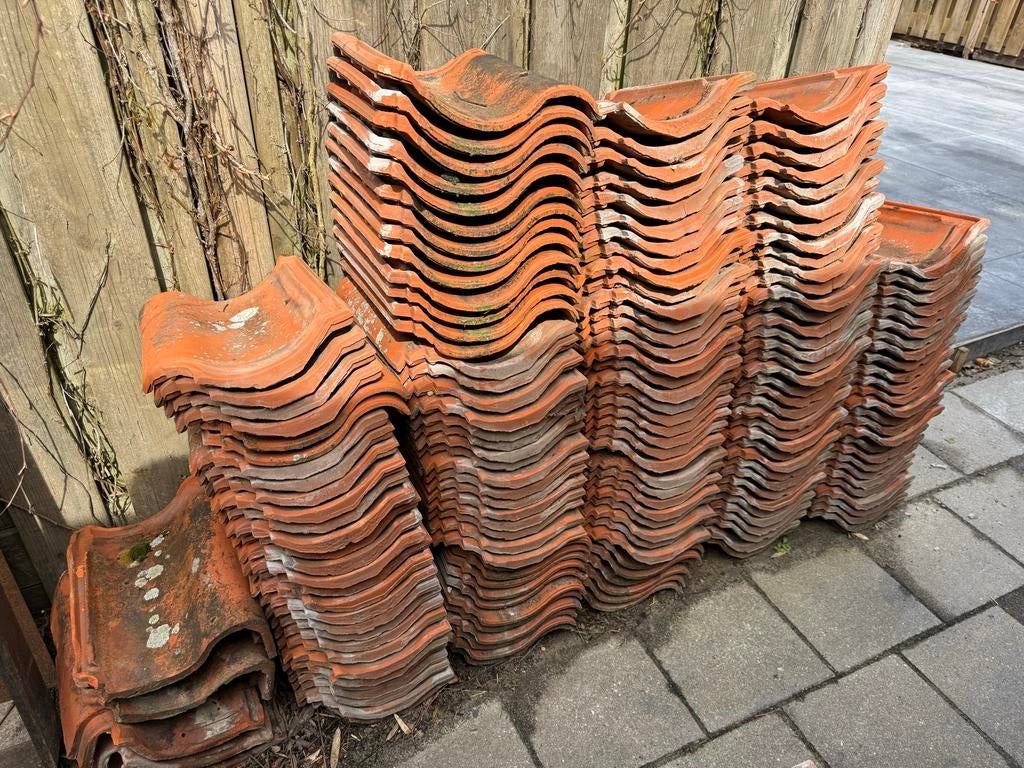 KDN dakpannen, Doe-het-zelf en Verbouw, Dakpannen en Dakbedekking, Ophalen, Gebruikt, Steen of Klei, 15 m² of meer
