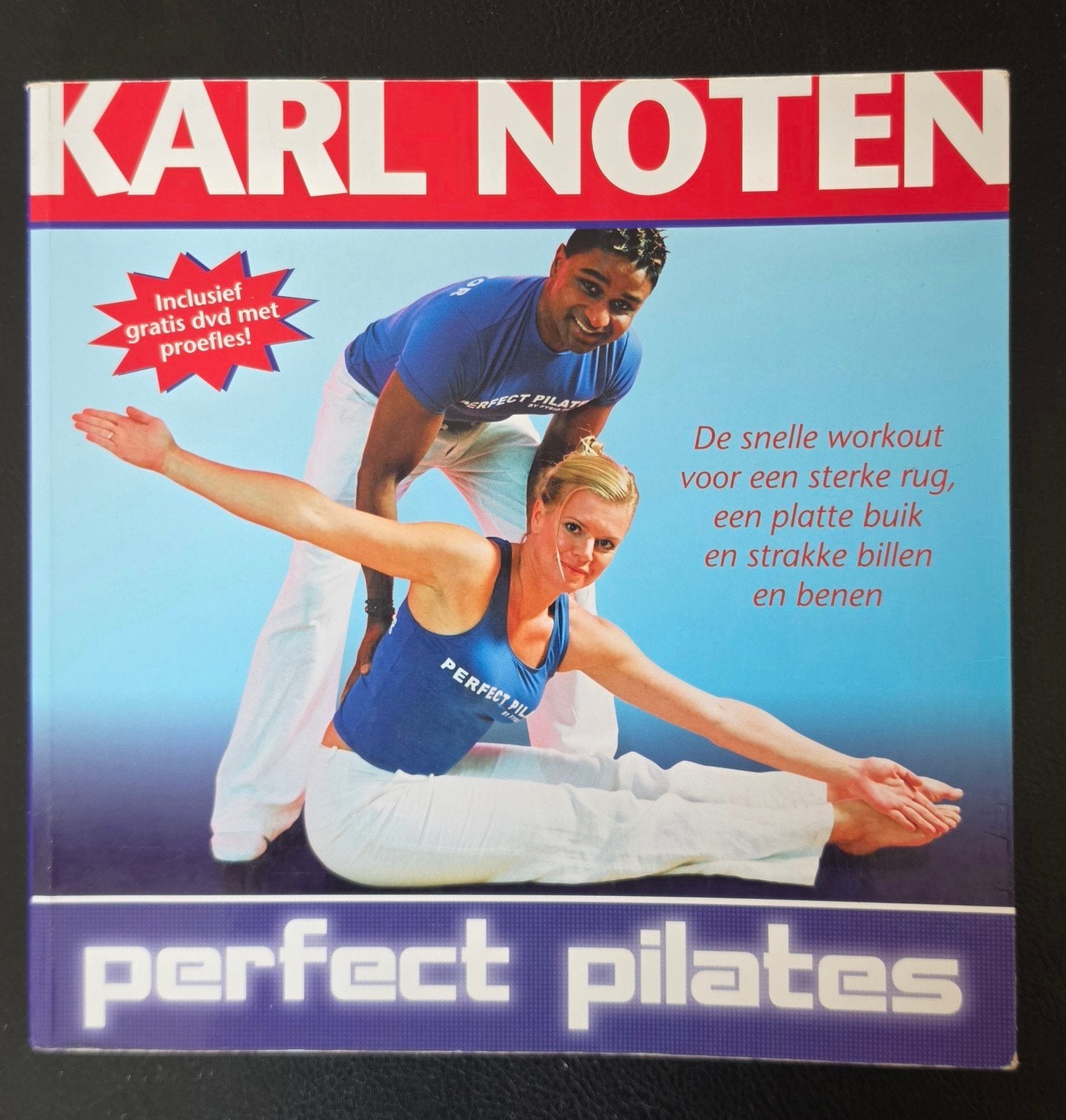 Karl Noten Perfect Pilates boek + DVD, Ophalen of Verzenden, Gebruikt