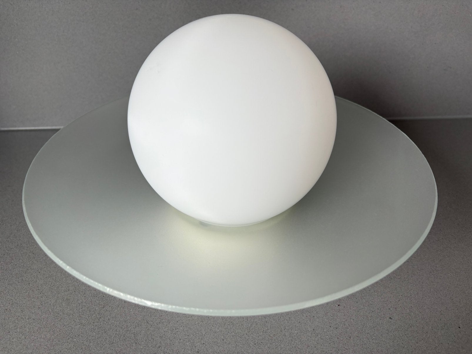 Ikea Kalkant Glazen Plafond/Wandlamp - Perfecte Staat, Ophalen of Verzenden, Zo goed als nieuw, Glas