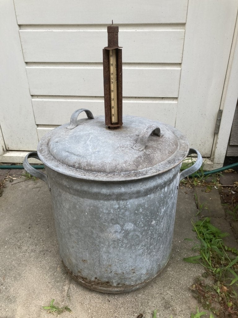 Weckketel / inmaakketel (incl. thermometer), Ophalen