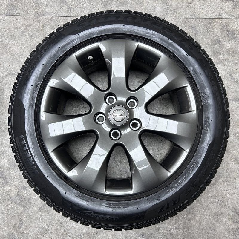 17 inch originele velgen + winterbanden Opel Astra J - Zafir, Auto-onderdelen, 18 inch, Gebruikt, -, -