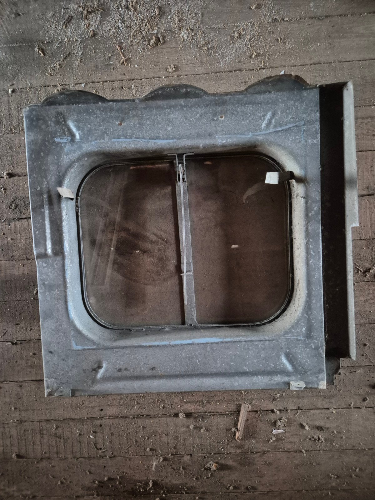 ouderwets verzinkt stalen dakraam, Doe-het-zelf en Verbouw, Glas en Ramen, Ophalen of Verzenden, Minder dan 80 cm, Dakraam