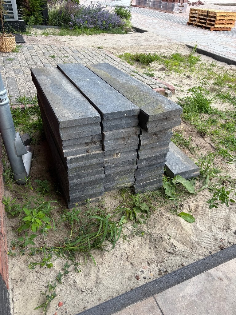 Opsluitbanden zwart 10x20x100 - 19 stuks, Ophalen, 100 tot 200 cm, Nieuw, Border