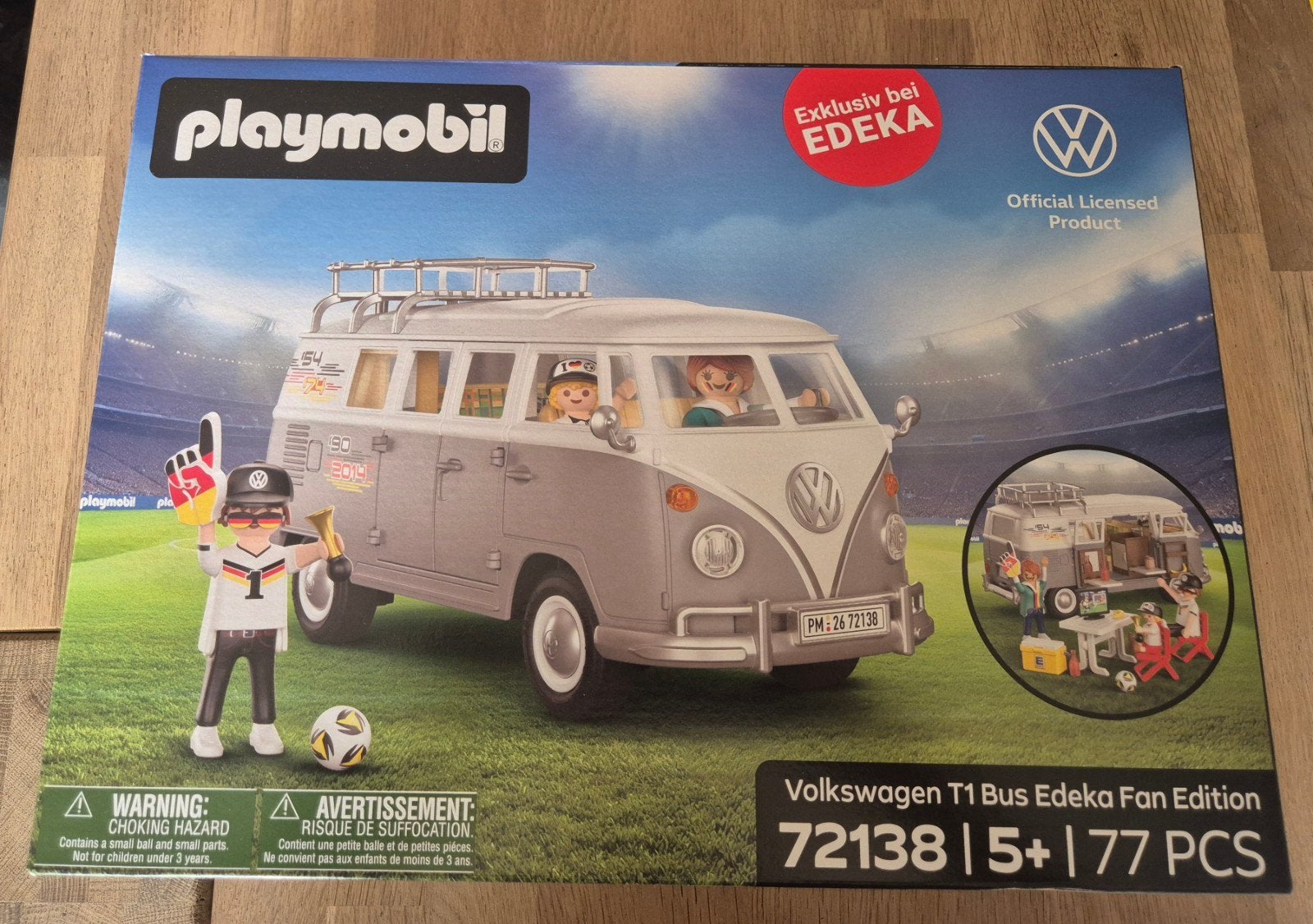 Volkswagen T1 bus edeka fan edition 72138, Ophalen of Verzenden, Nieuw