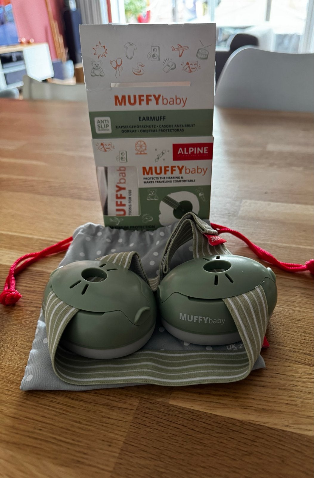 Alpine Muffy Baby gehoorbescherming oorkappen, Ophalen, Zo goed als nieuw