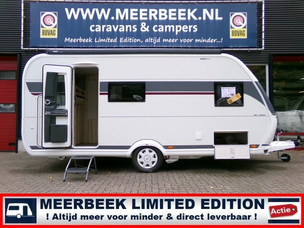 Hobby De Luxe 490 KMF 3404,=KORTING +MOVER +THULE+STAPELBED, Caravans en Kamperen, Dwarsbed, Hobby, Particulier, Tot en met 6