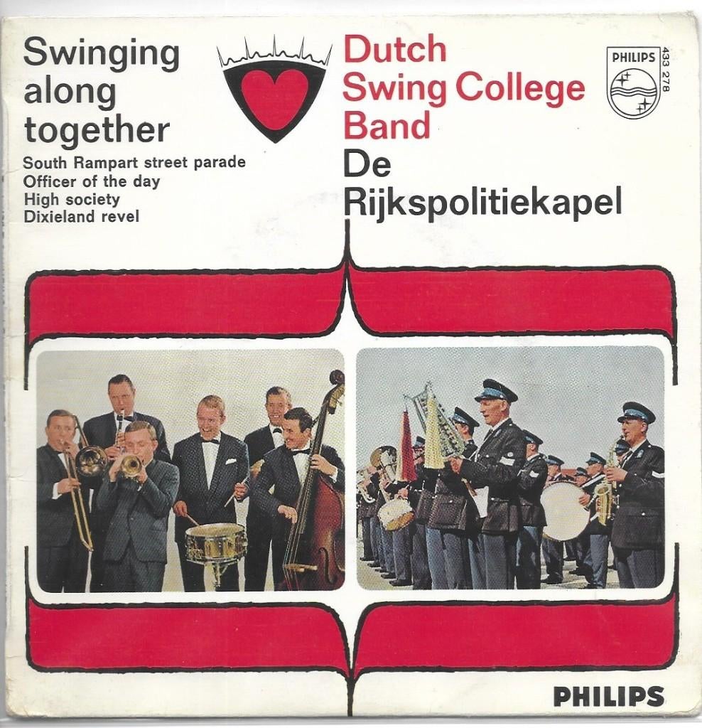 Vinyl Single Dutch Swing College Band De Rijkspolitiekapel, Ophalen of Verzenden, Gebruikt, Jazz en Blues