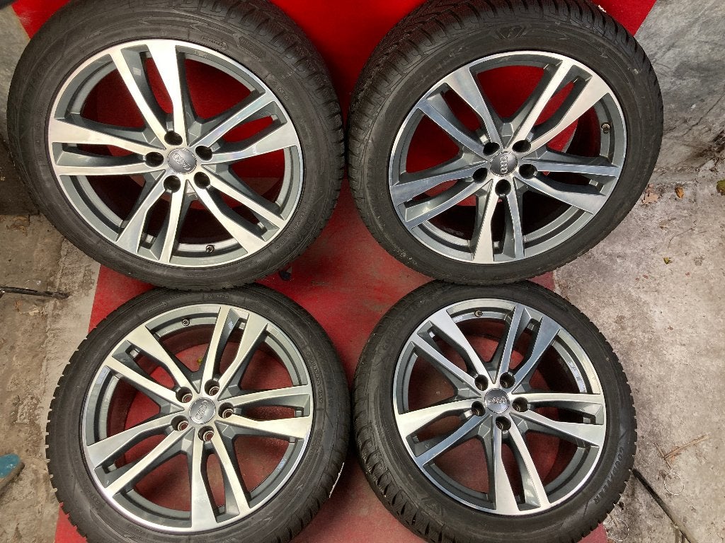 Winterbanden Audi A6 2018 - 2025 255/45R19 Goodyear, Auto-onderdelen, 19 inch, Audi, Gebruikt, 255 mm