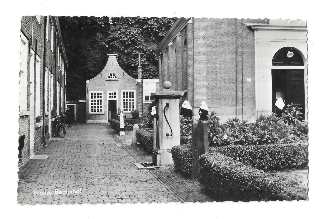 AK Breda - Begijnhof, Verzenden, 1940 tot 1960, Gelopen, Noord-Brabant