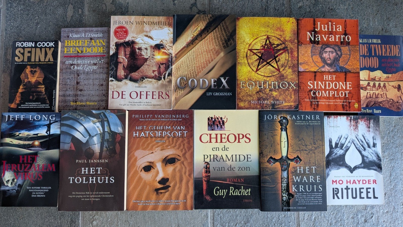 Diverse thrillers en romans - Zo goed als nieuw, Ophalen of Verzenden, Zo goed als nieuw, Diverse Auteurs, Nederland
