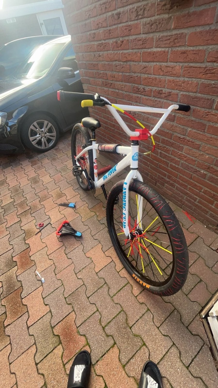 SE Bikes Big Flyer 29 inch - Goede staat met extra's, Ophalen, Gebruikt, Velgrem, 24 inch of meer