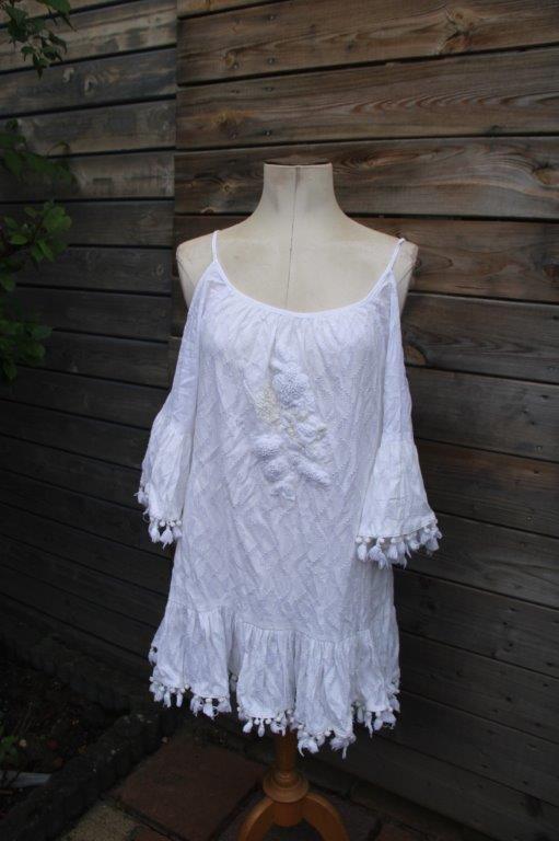 Tuniek wit Anitca Sartoria 1mt Vaste prijs, Antica Sartoria, Ophalen of Verzenden, Zo goed als nieuw, Wit