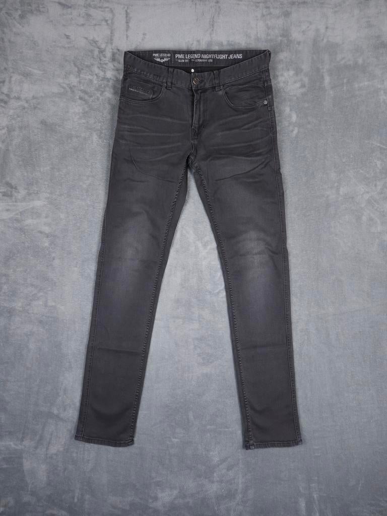 Pme Legend Broek Nightflight W32 L36 Slim Fit Zwart Grijs., Overige kleuren, ., W32 (confectie 46) of kleiner, Ophalen of Verzenden