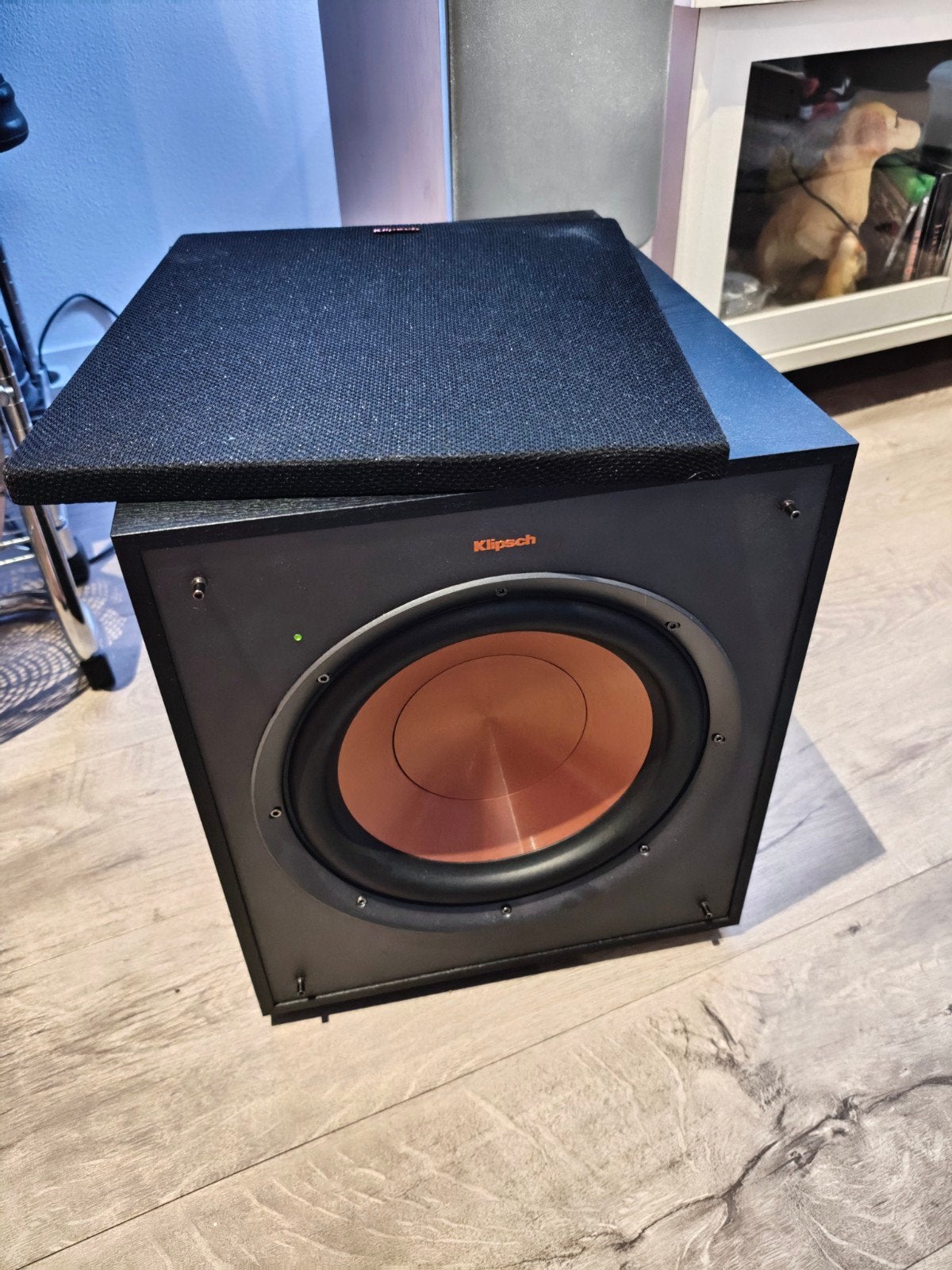 Klipsch R-100SW Subwoofer - Krachtige Bass, Audio, Tv en Foto, Luidsprekers, Gebruikt, Subwoofer, 120 watt of meer, Ophalen