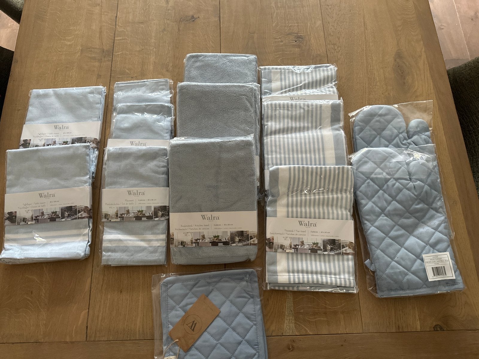 Walra Keukentextiel Set - Nieuw in Verpakking, Katoen, Ovenwant, Wasbaar, Nieuw