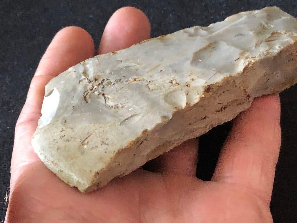 Bodemvondst STEENTIJD BIJL Neolithicum 4000 jr. erg mooi, Ophalen of Verzenden