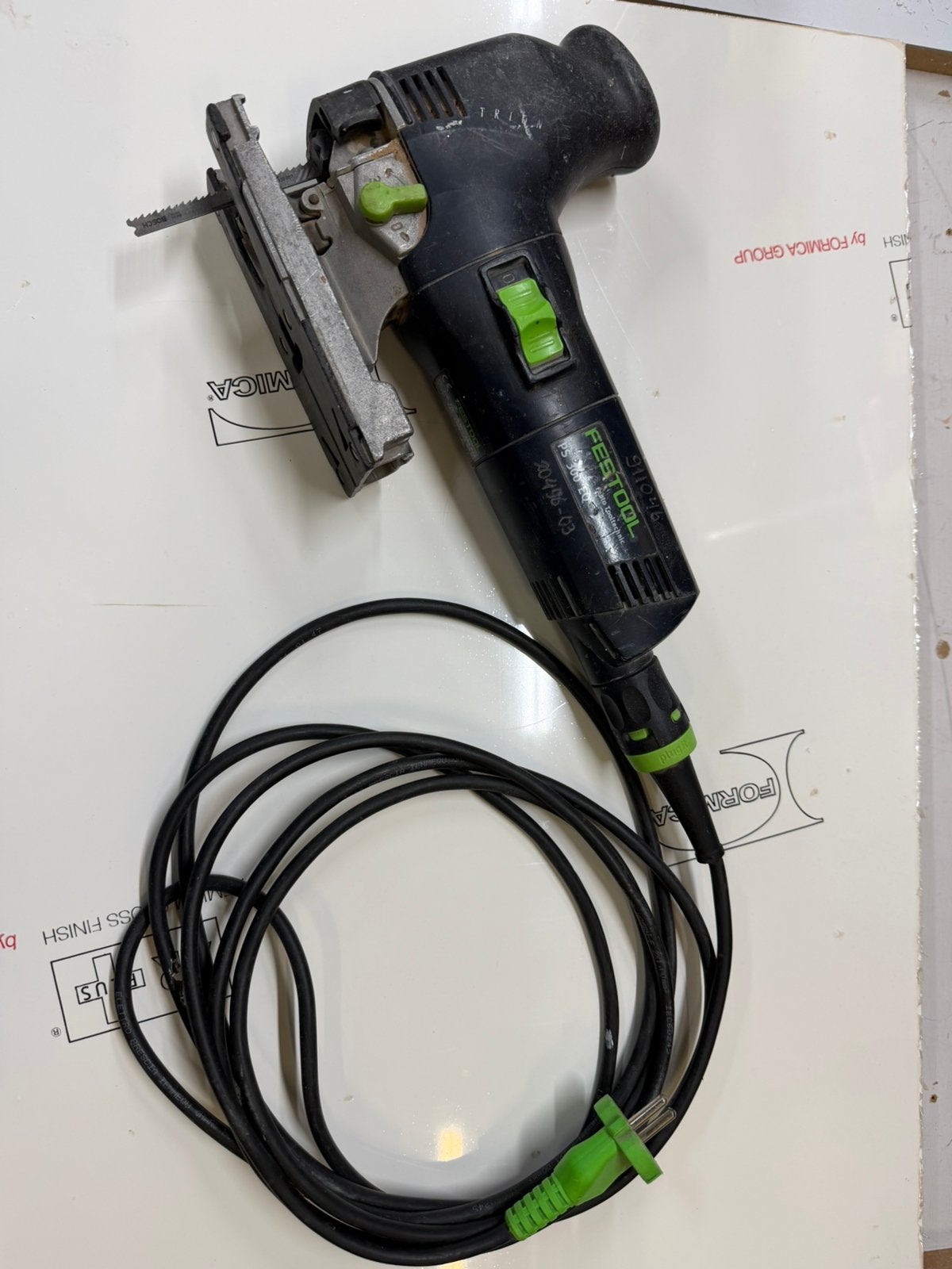 Festool PS 300 EQ, Decoupeerzaag, Ophalen of Verzenden, Zo goed als nieuw, 30 tot 70 mm