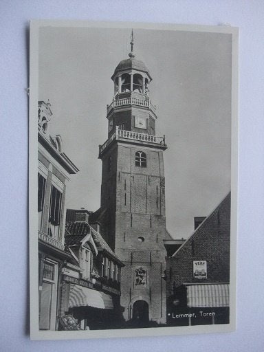 Q74 Lemmer - Toren - 1956, Verzenden, 1940 tot 1960, Ongelopen, Friesland