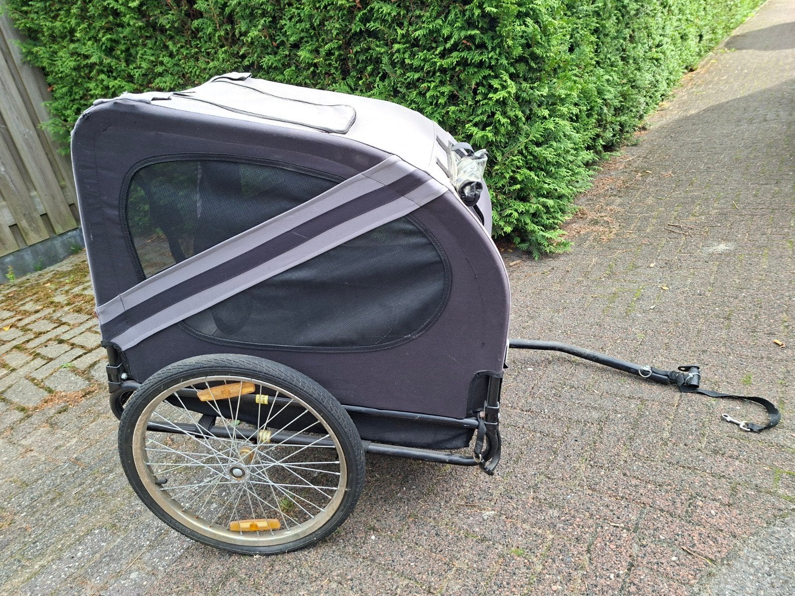 honden kar fietskar, Ophalen, Gebruikt