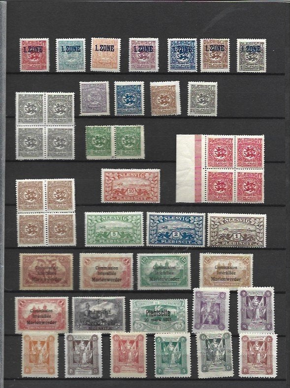 Duitsland partijtje Schlesvig, e.a gebieden ongebr/postfris, Ophalen of Verzenden, 1990 tot heden