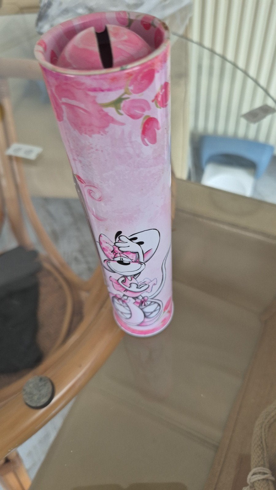 Diddl spaarpot - Roze met bloemen en Diddlina, Verzamelen, Ophalen of Verzenden, Diddlina, Zo goed als nieuw, Overige typen