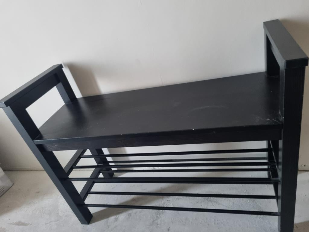 Ikea Hemnes kapstok wandmodel met bijpassend schoenenrek, Ophalen, Gebruikt
