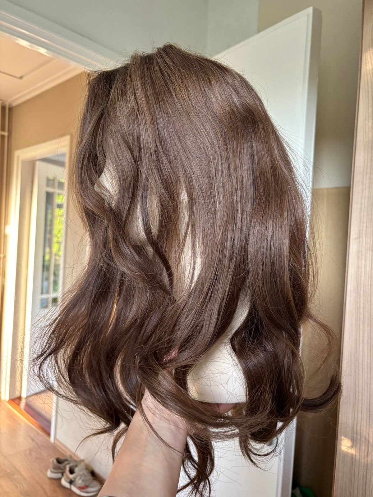 Echt haar filipino haarstuk, Sieraden, Tassen en Uiterlijk, Uiterlijk | Haarverzorging, Zo goed als nieuw, Pruik of Haarverlenging