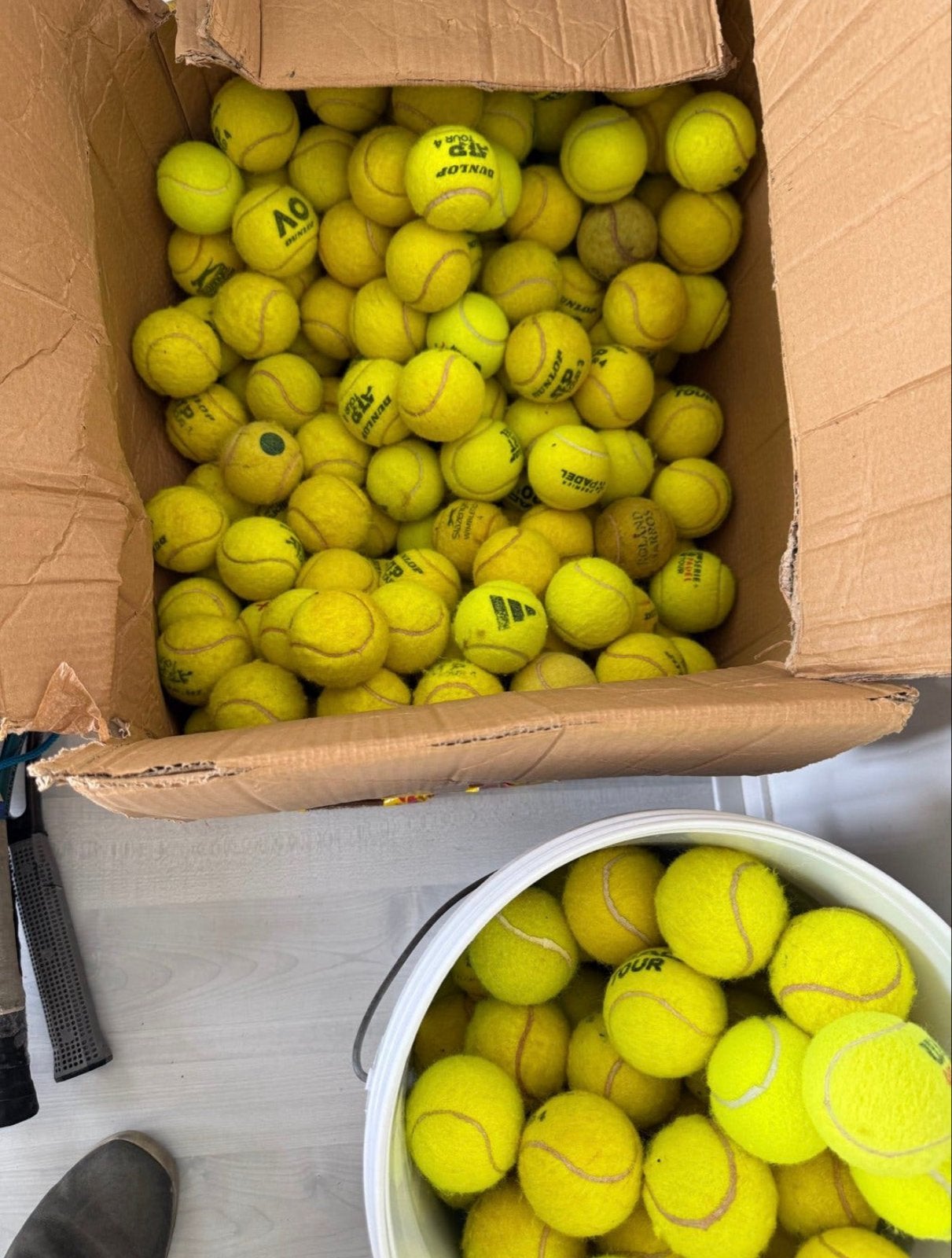 Tennisballen voor de hond, Dieren en Toebehoren, Ophalen of Verzenden, Gebruikt