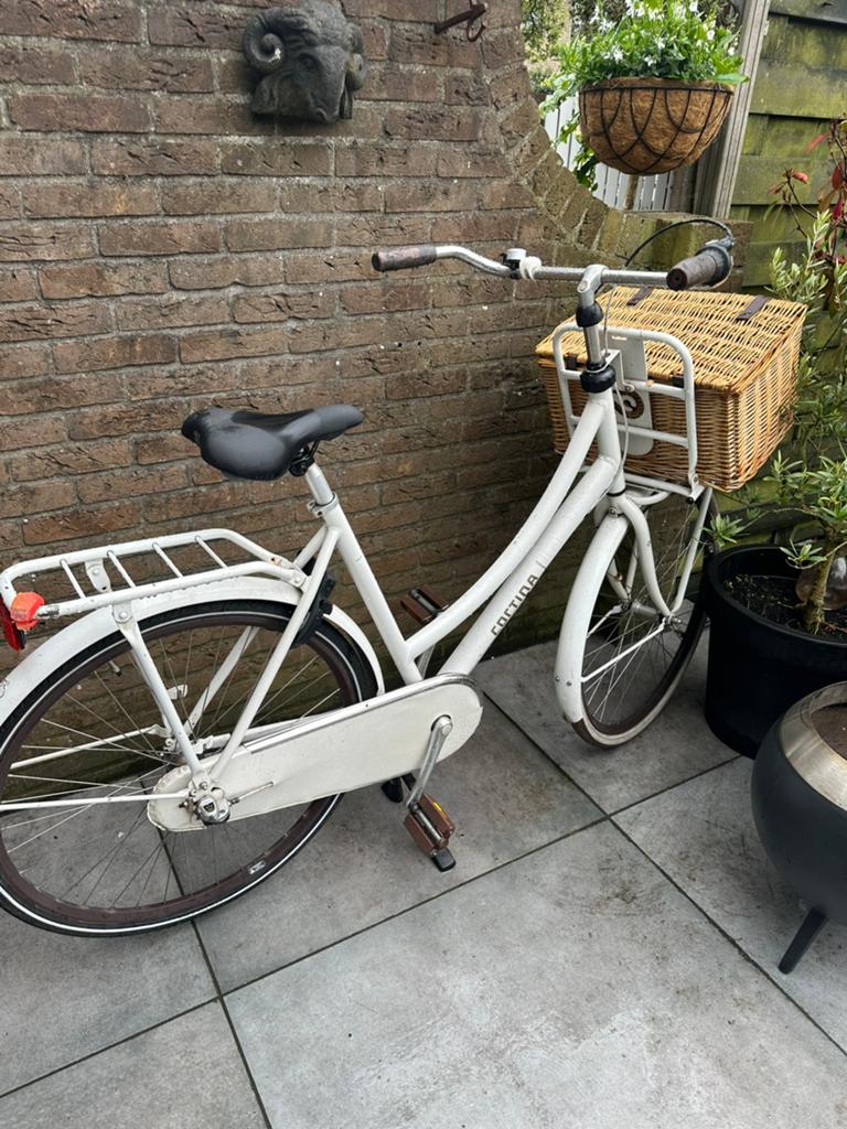 Cortina damesfiets, Terugtraprem, Gebruikt, Versnellingen, Ophalen