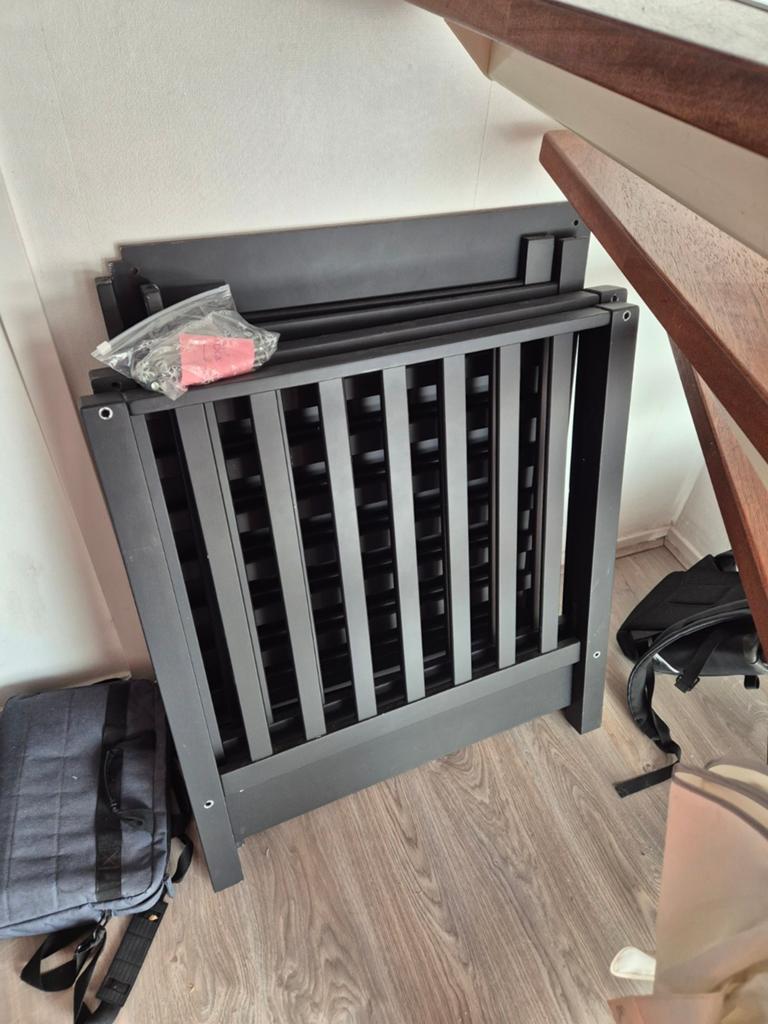 Zwarte vierkante box, Kinderen en Baby's, Boxen, Ophalen, Gebruikt