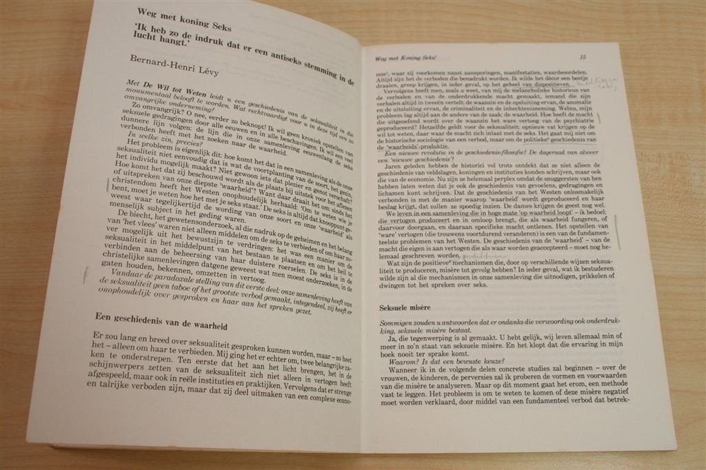 Michel Foucault — Interviews over Seks, Macht & Vriendschap, Ophalen of Verzenden, Gelezen, Overige onderwerpen, Achtergrond en Informatie