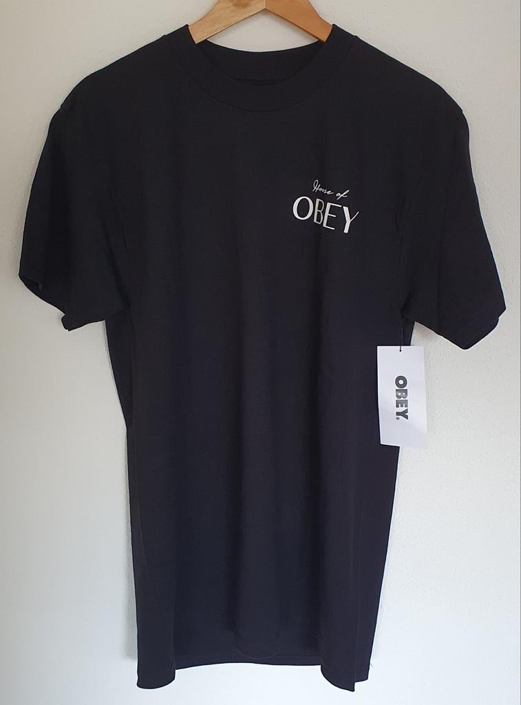 Obey T-shirt maat M, Obey, Maat 48/50 (M), Zwart, Nieuw