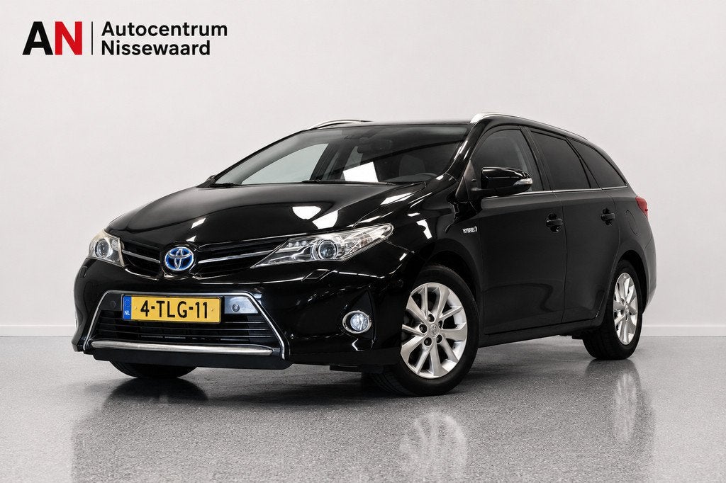 Toyota Auris Touring Sports 1.8 Hybrid Lease+ |Pano|Leder|Ca, Euro 5, Gebruikt, Zwart, Zwart