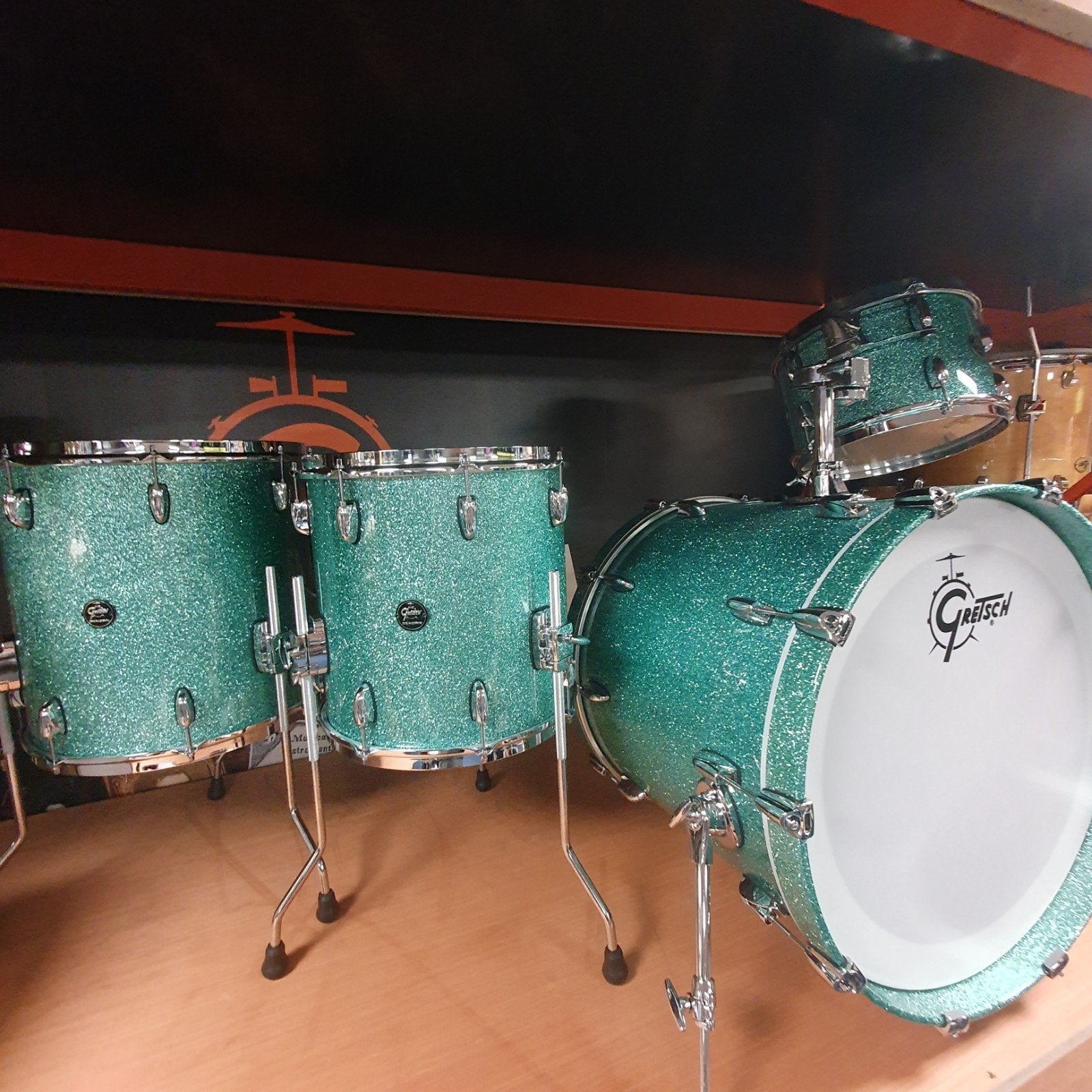 Gretsch Renown maple: Limited edition. Turquoise Sparcle., Ophalen of Verzenden, Nieuw, Overige merken