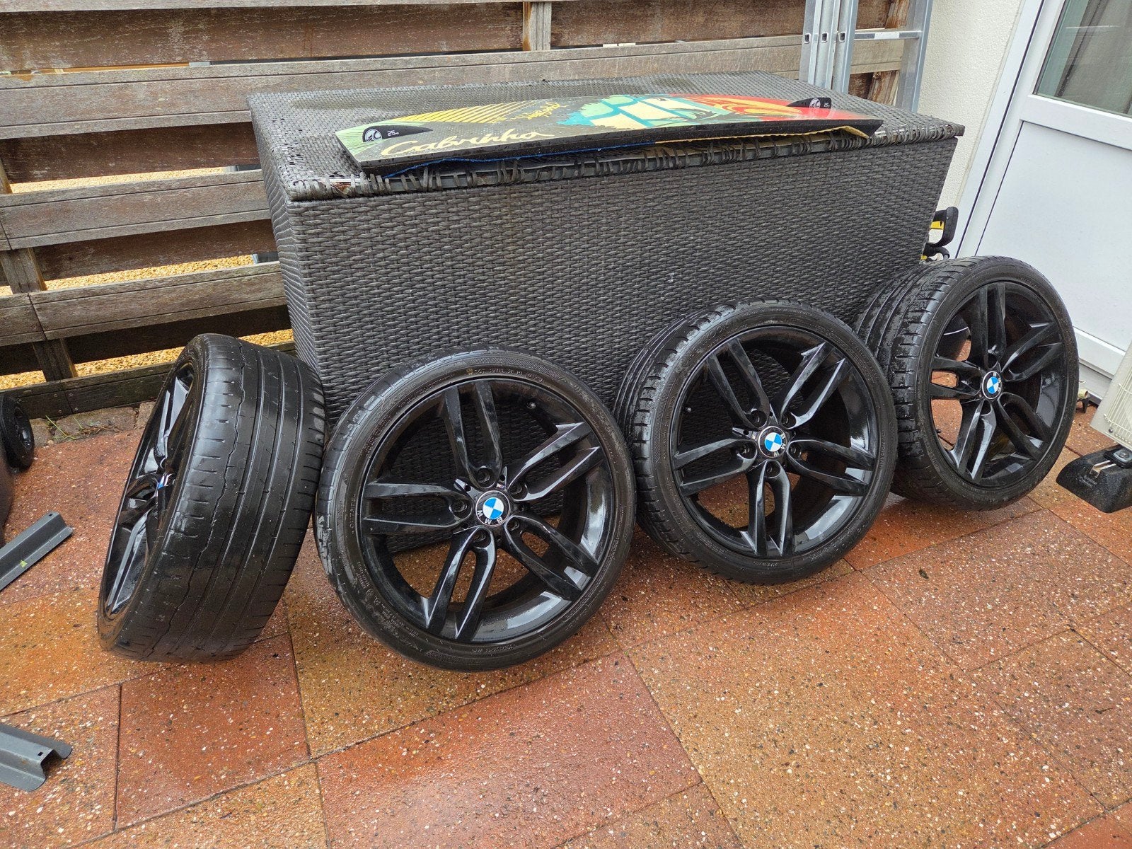 BMW orginele 18 inch velgen breedset, Ophalen, 18 inch, Gebruikt, 255 mm
