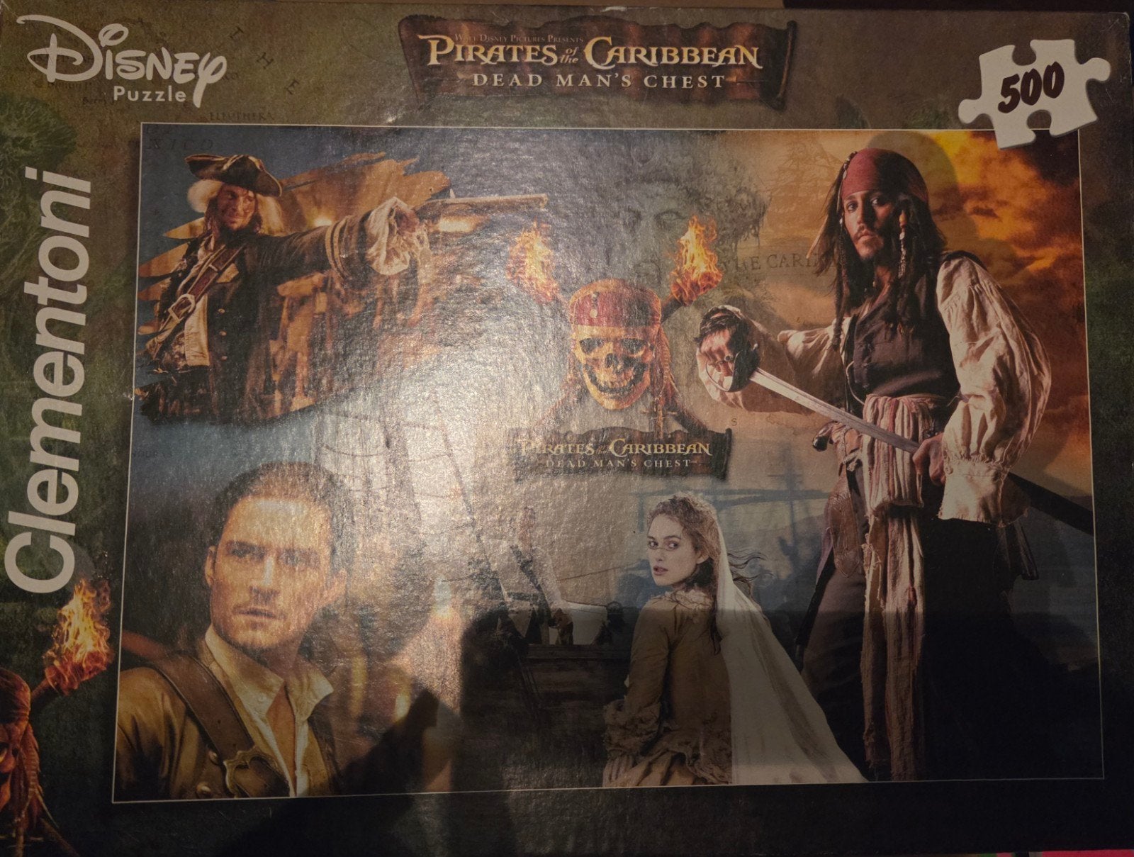 Disney Pirates of the Caribbean puzzel 500 stukjes: € 5,50!!, Hobby en Vrije tijd, Denksport en Puzzels, Ophalen of Verzenden