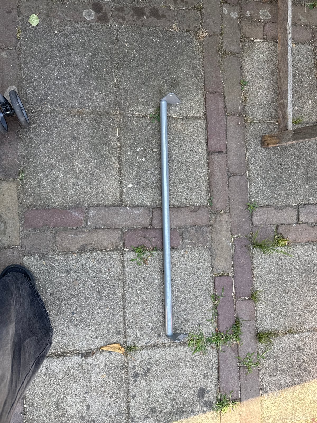Kledingroede voor kast of garderobe, Ophalen, Gebruikt