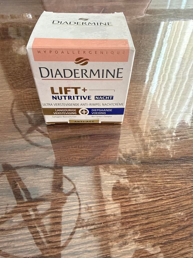 DIADERMINE Lift+Nutritive Nachtcrème 50ml, Ophalen of Verzenden, Nieuw, Gehele gezicht, Verzorging