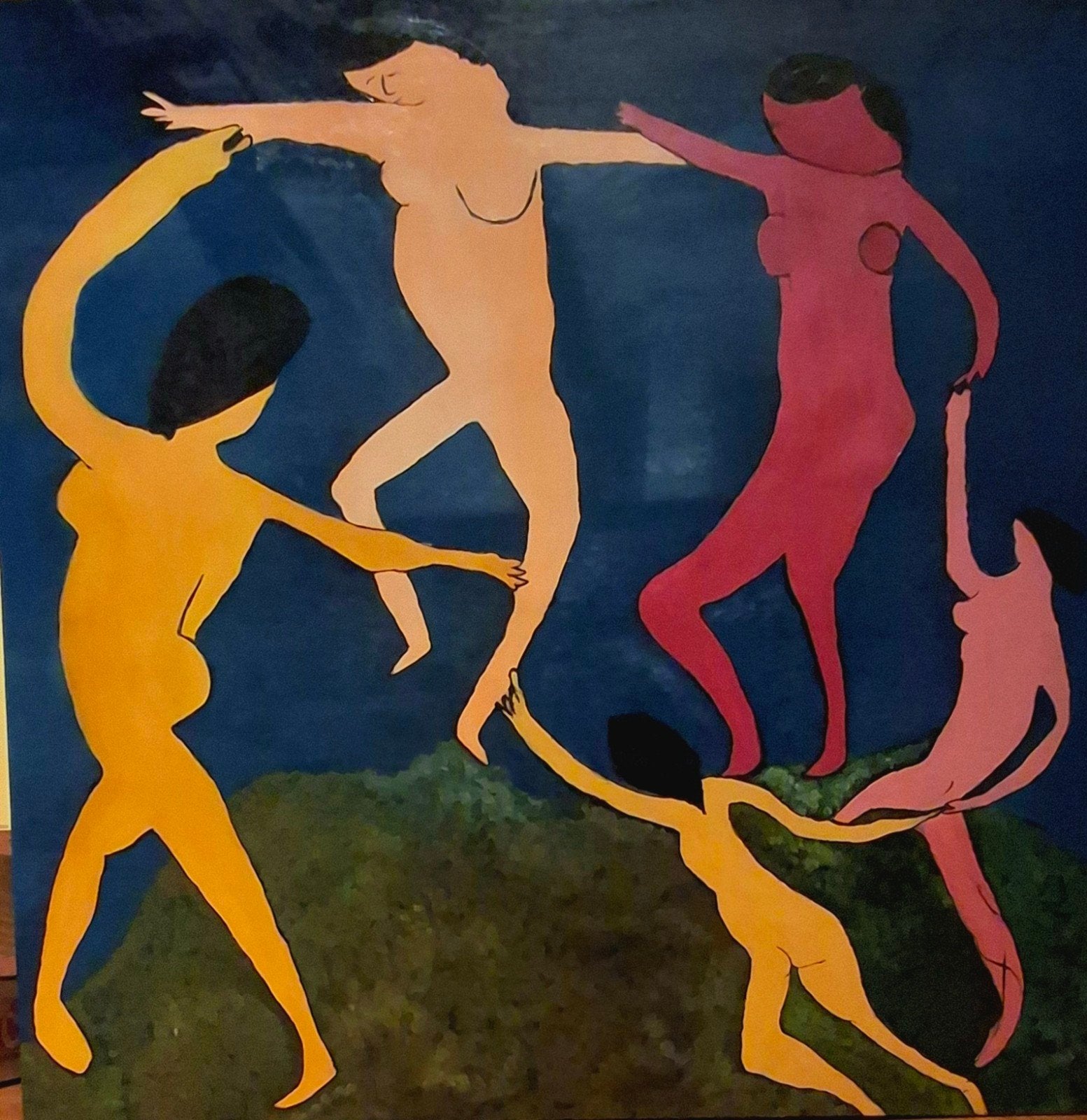 Abstract Dansende Figuren Schilderij( a la Matisse), Ophalen, Overige onderwerpen