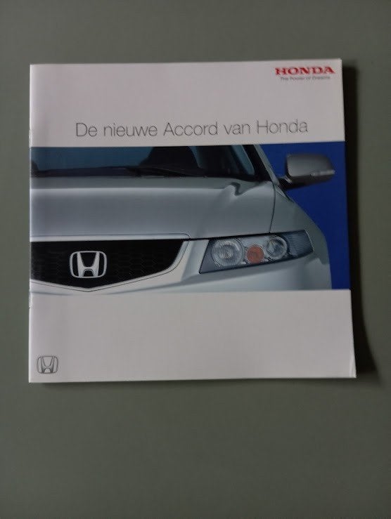 De Nieuwe Honda Accord 2003 14 pag., Verzenden, Zo goed als nieuw, Honda