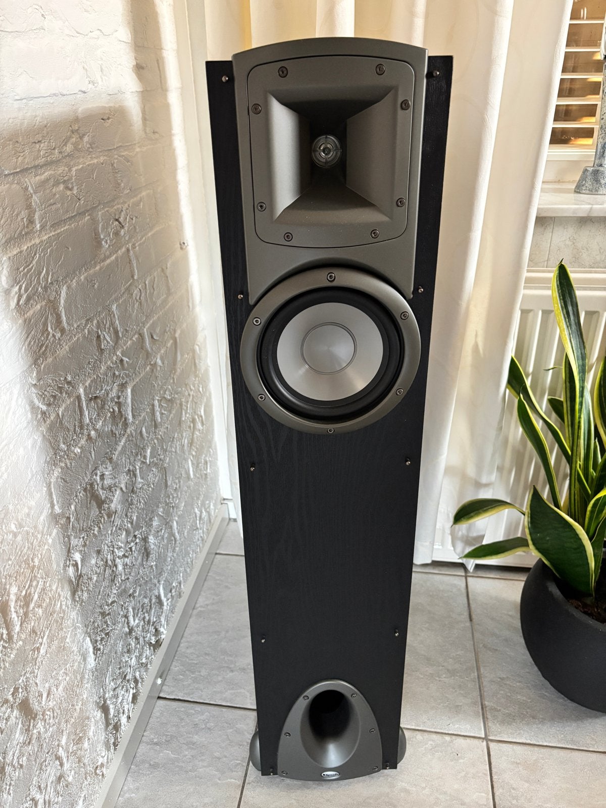Klipsch Synergy F1 - Set Vloerstaande Luidsprekers, Zwart, Audio, Tv en Foto, Ophalen, Vloerstaande luidspreker, Gebruikt, 60 tot 120 watt