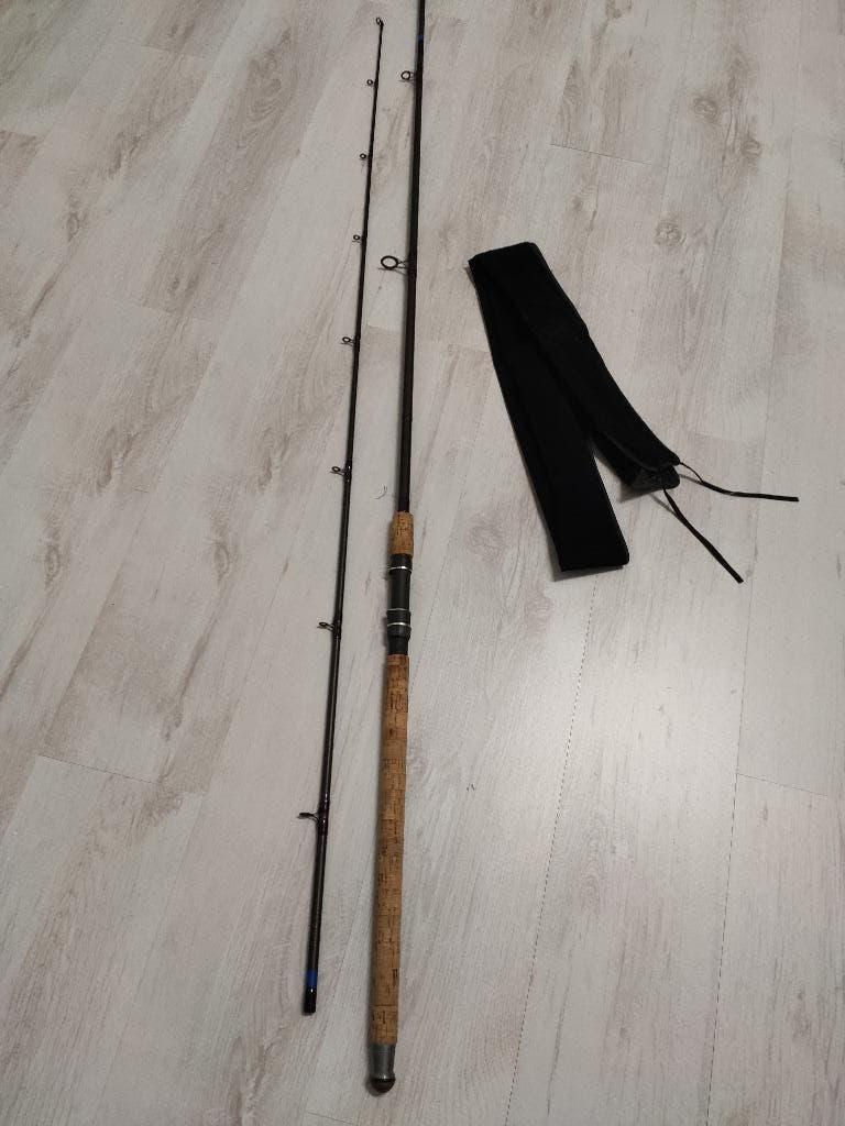( vintage ? ) Beast blank karperhengel 2 lbs. Lengte 10 ft., Ophalen of Verzenden, Gebruikt, Werphengel