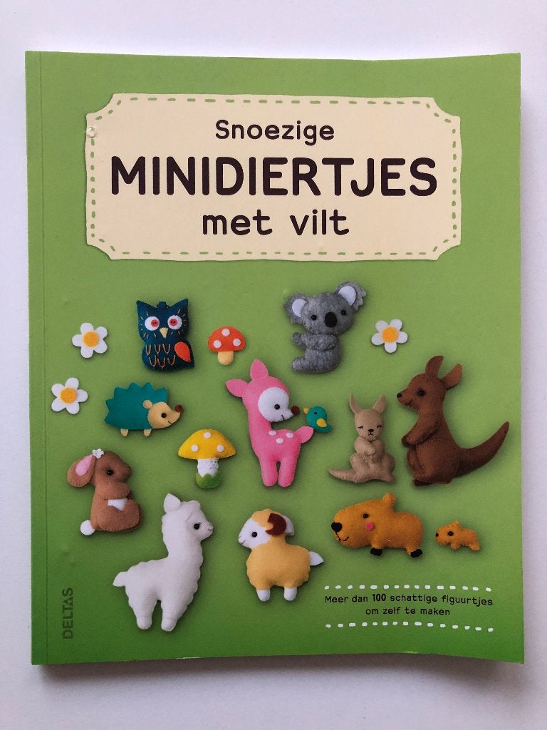 Snoezige minidiertjes met vilt, Boeken, Verzenden, Zo goed als nieuw, Borduren en Naaien, (...)