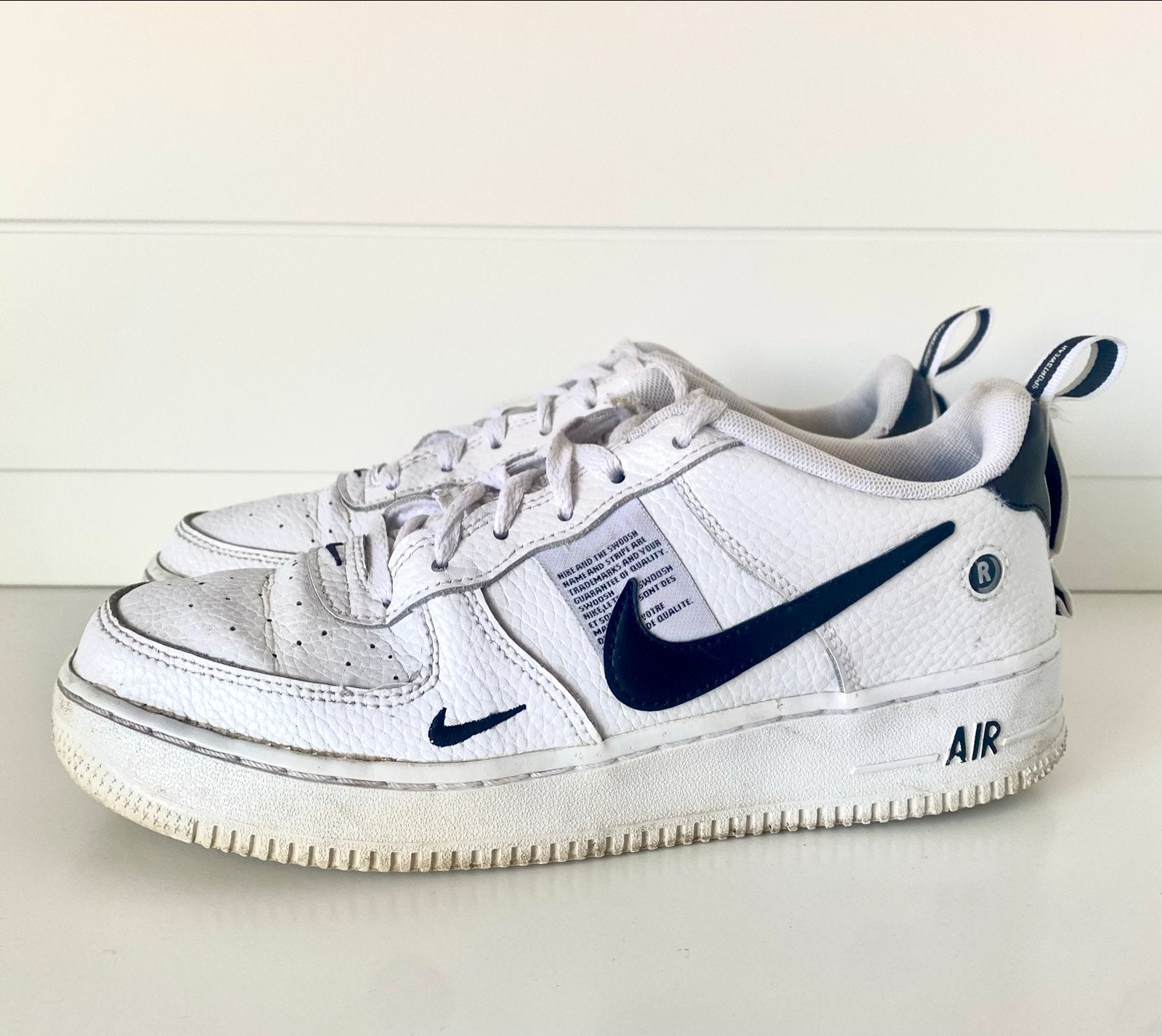 Nike Air Force 1 Sneakers - Maat 40, Ophalen of Verzenden, Gedragen, Wit, Sneakers of Gympen