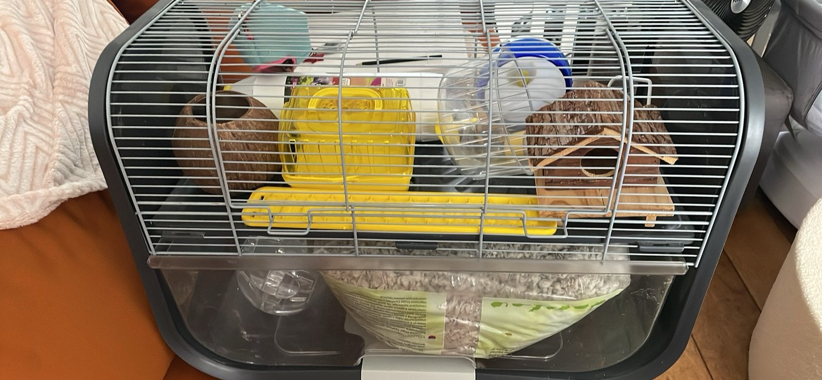 Hamsterkooi compleet, Dieren en Toebehoren, Kooi, Minder dan 75 cm, Zo goed als nieuw, Ophalen