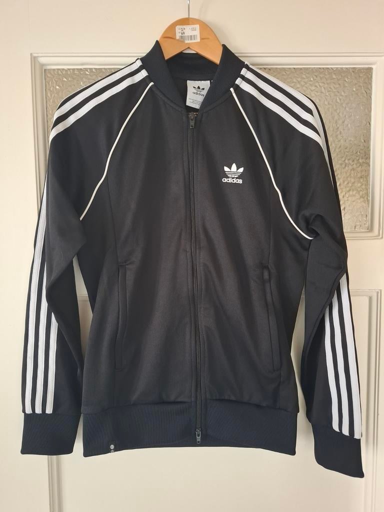 Adidas jas maat s zwart als nieuw, Zwart, Ophalen of Verzenden, Zo goed als nieuw, Adidas
